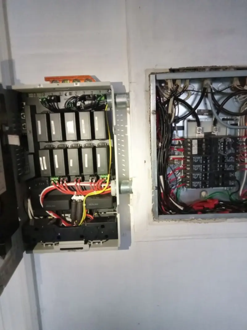 Electrical panel upgrade completed for Ring Doorbell Installation in Benner